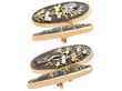 Shakudo Cufflinks in Yellow Gold side