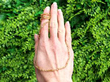 Victorian Gold Chain Necklace outside