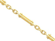 Victorian Gold Chain Necklace detail