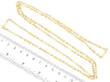 Victorian Gold Chain Necklace size