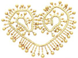 Victorian Gold Fringe Necklace