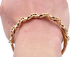 Edwardian Gold Bangle being worn