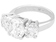 3 Stone Diamond Ring in Platinum