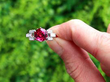 Art Deco Pink Tourmaline and Diamond Ring outside
