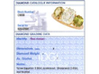 Yellow Sapphire and Chrysoberyl Ring grading card