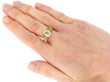 Yellow Sapphire and Chrysoberyl Ring wearing