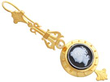 22k Gold Cameo Earring