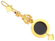 Gold Cameo Earring reverse
