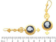 22k Gold Cameo Earrings size