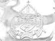 Louis Style Antique Silver Kettle crest