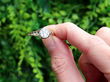 Bezel Set Round Engagement Ring in Gold outside