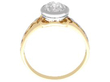 Bezel Set Round Engagement Ring setting