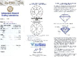 Round Engagement Ring in Gold certificate