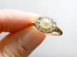antique Victorian Pearl Cluster Ring in Gold