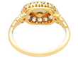 Victorian Pearl Cluster Ring in Gold back