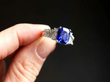 GIA Certified Sapphire Ring with Diamonds