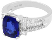 Vintage Sapphire Ring with Diamonds