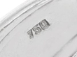 Carved Aquamarine and Diamond Stylised Insect Ring hallmark