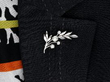 White Gold and Diamond Floral Brooch wearing