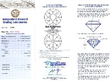 White Gold and Diamond Brooch certificate