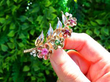 Floral Cartier Brooch in Gold outside