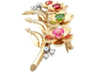 Floral Brooch in Gold