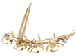 Floral Cartier Brooch in Gold open