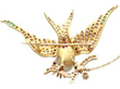 Bird Brooch in Gold