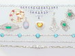 a selection of gemstone jewellery