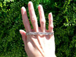 18ct Three Colour Gold Bracelet with Diamonds outside