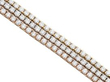 Three Colour Gold Bracelet with Diamonds