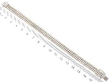 18ct Three Colour Gold Bracelet with Diamonds size