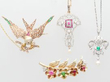 a selection of gemstone jewellery