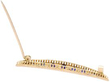 Victorian Sapphire Crescent Brooch Clasp Open