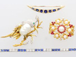 a selection of gemstone jewellery