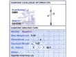Edwardian Sapphire and Diamond Cross Pendant grading card