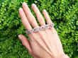 6.5 Carat Diamond Bracelet in Platinum outside