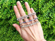 gemstone bracelets outside