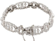 Diamond Bracelet in Platinum closed