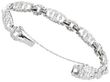 6.5 Carat Diamond Bracelet in Platinum open