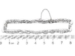6.5 Carat Diamond Bracelet in Platinum size