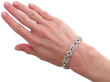 wearing 6.5 Carat Diamond Bracelet in Platinum