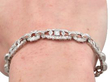 6.5 Carat Diamond Bracelet in Platinum being worn