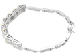 White and Yellow Gold Diamond Line Bracelet side