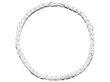 Sapphire and Diamond Tennis Bracelet in Platinum closed