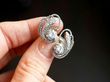 Antique Diamond Swirl Earrings