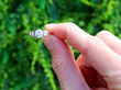 White Gold 1920s Diamond Engagement Ring outside