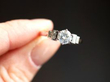 White Gold 1920s Diamond Ring