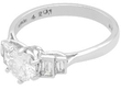 White Gold Diamond Engagement Ring