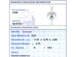 Pearl Diamond and Emerald Pendant Necklace grading card